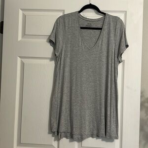Gray T-Shirt Tunic